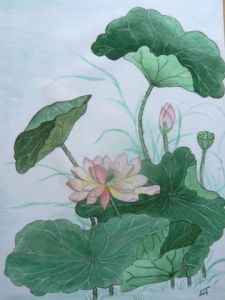 Voir le détail de cette oeuvre: Fleurs de lotus